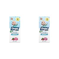 Kids CoComelon Training Toothpaste Fluoride-Free; #1 Pediatrician Recommended Fluoride-Free Toothpaste*, 1.5oz Tube (Pack of 2)
