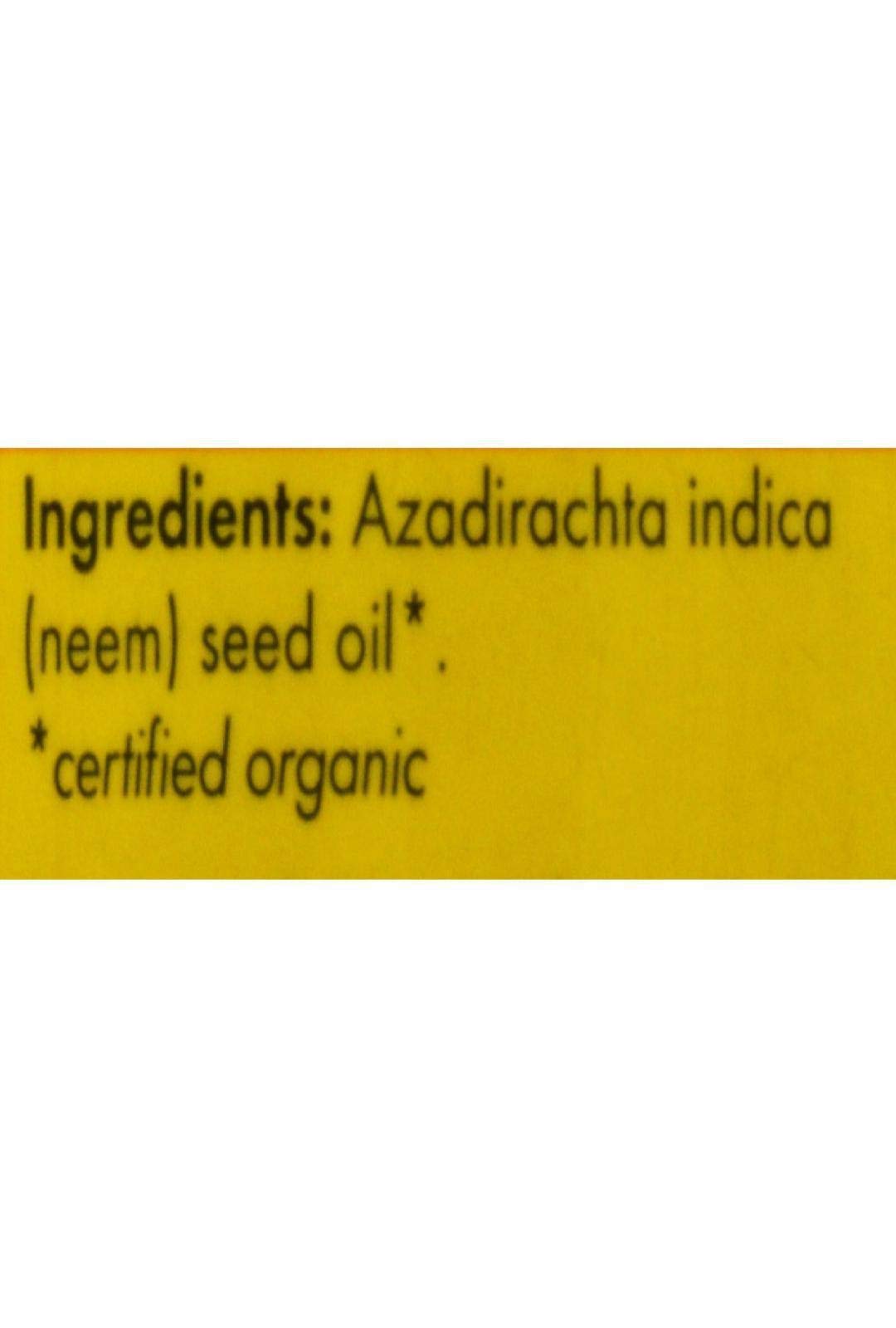 NEEM AURA Organic Neem Seed Oil, 1 FZ