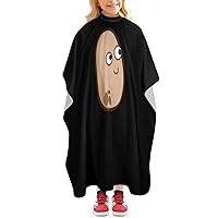Potato Haircut Cape Professional Barber Hairdressing Apron with Closure Snap Unisex Hair Cutting Capes