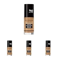 COVERGIRL TruBlend Matte Made Liquid Foundation, Warm Sun (Pack of 4)