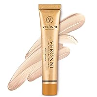 VERONNI Coverage Makeup Cover Concealer Tattoo Cover Up Waterproof Foundation Amazing Scar Make Up Concealer SPF 30 1.1OZ/30g (218)