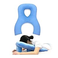 Face Down Pillow for Sleeping After Eye Surgery Head Positioning Prone Pillow for Massage Napping Tanning Pillow with Face Hole Doughnut Bed Cradle Cushion Detached Retina Vitrectomy Recovery