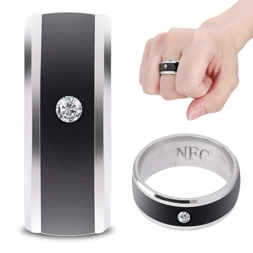 Amazon.com: Holibanna Phone Finger Ring Tag Ring Rings for Men wear Finger  Digital Ring Stainless Steel Finger Ring Men's Rings Men's Rings Mens Rings  NFC Smart Ring NFC Ring Man Equipment Number :