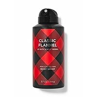 Bath & Body Works Classic Flannel for Men deodorizing Body Spray, 3.7 Ounce (Classic Flannel)