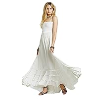 Womens Summer Cotton Sexy Backless Long Dresses