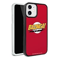 The Big Bang Theory Sheldon Bazinga Protective Slim Fit Hybrid Rubber Bumper Case Fits Apple iPhone 12 Pro and 12