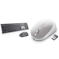 Dell Premier Multi-Device Wireless Keyboard & Mouse (Japanese) KM7321W & Premier MS7421W Rechargeable Wireless Mouse