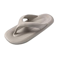 Mens Organic Flip Flops Men Flip Flops Summer New Pattern Indoor And Outdoor Fashionable Practical Beach Shoes Solid Color Comfortable Slippers Flip Flop for Men Leather