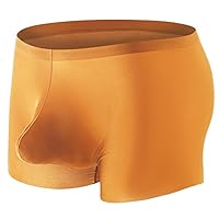 GAOGAO Ice Silk Men Pounch Underwear Seamless Boxer Briefs Sexy Fitness Sport Underpants