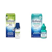 Bundle of Refresh RELIEVA Xtra Preservative-Free Tears Lubricant Eye Drops, 0.33 fl oz (10 mL) + Refresh Digital Lubricant Eye Drops, 0.33 Fl Oz (Pack of 1)