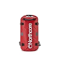 Northcore Surfing and Watersports Accessories - Dry Bag 20L 20 Litre Capacity Backpack Rucksack Bag - Red - Waterproof