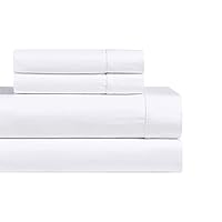 Royal Hotel Bedding Luxury Heavyweight 1000 Thread Count 4pc Bed Sheet Set 100% Cotton Material, Cool - Durable, Soft and Breathable Deep Pocket Sheets in California-King Size, White