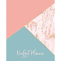 Budget Planner: Weekly and Monthly Financial Organizer | Savings - Bills - Debt Trackers | January - December | Blue & Pink Marble Budget Planner: Weekly and Monthly Financial Organizer | Savings - Bills - Debt Trackers | January - December | Blue & Pink Marble Paperback Hardcover