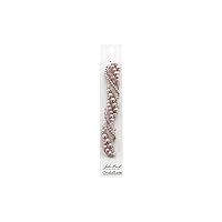 Crystal Lane Twisted Bead Strands Camelia Pink - 140-160 DIY Beads for Craft and Jewelry Making - 5 Different Types of Strands