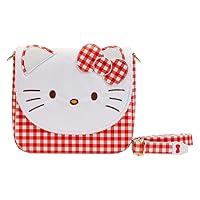 Sanrio Hello Kitty Gingham Crossbody Bag, Multi