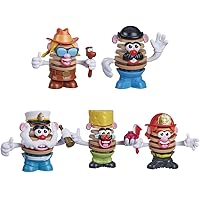Potato Head Mr Chips Figures 5-Pack: Barb A. Cue, Saul T. Chips, Ranch Blanche, Cheesie Onionton, Original, Toy for Kids Ages 3 and Up (F0361)