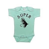 Super Fly/Fishing Onesie/Baby Trout Outfit/Funny Infant Bodysuit