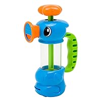 Pumping Sprinkler Bathtub Toy Hippocampus Shape Bath Toy for Kids(Random Color) 1PC, Pumping Sprinkler Bathtub Toy