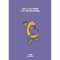 Quaderno Bianco A4 per appunti e disegni: Tratto Animale vers. Geco Timido (Italian Edition)