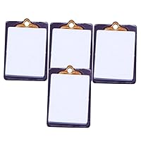 ERINGOGO 4pcs Dollhouse Toys Playhouse Accessories Decorative Writing Board Adorn Micro Toys Dollhouse Accessories Clipboard Toy Children’s Toys Paper Clipboard Models Alloy Mini Cell Phone