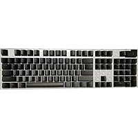 Feicuan Universal 104 Keyset Keycap ABS Colorful Backlit Replacement Key Cap Cover for Mechanical Keyboard - Black