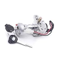 Motorcycle Replacement Start Switch Lock Key Set Motorbike Scooter Switch with Keys Modified Accessory Secure Motorcycle Lock