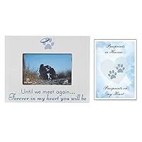 Forever In My Heart/Pawprints in Heaven Wooden Frame and Sympathy Card Pack
