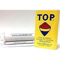70 mm Cigarette Tobacco Rolling Papers 100 Leaves & Hand Machine