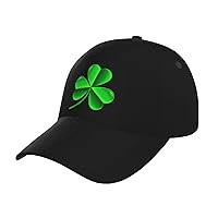 St. Patrick's Day Shamrocks Baseballkappe für Damen und Herren, Kleeblatt-Hut, verstellbar, Trucker-Mütze, irisches Geschenk