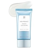 Sun Project Water Sun Cream 1.75 Fl Oz (50ml) - Travel Size Sunscreen, Face Sunscreen for Sensitive Skin, Korean Sunscreen for Face