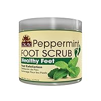 OKAY Peppermint Foot Scrub 6oz / 177ml