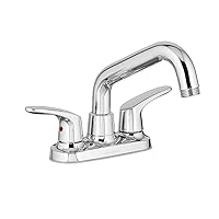 American Standard 7074240.002 Colony Pro 2-Handle Utility Faucet with Hose End, Polished Chrome