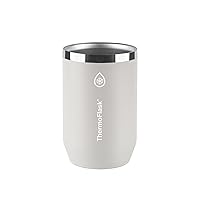 ThermoFlask 2-in-1 Vacuum Insulated Can Cooler Cup, 12 oz, Premium Quality, Fits Standard Size Cans, Sweatproof, Non-Slip Base, Ultimate Gray