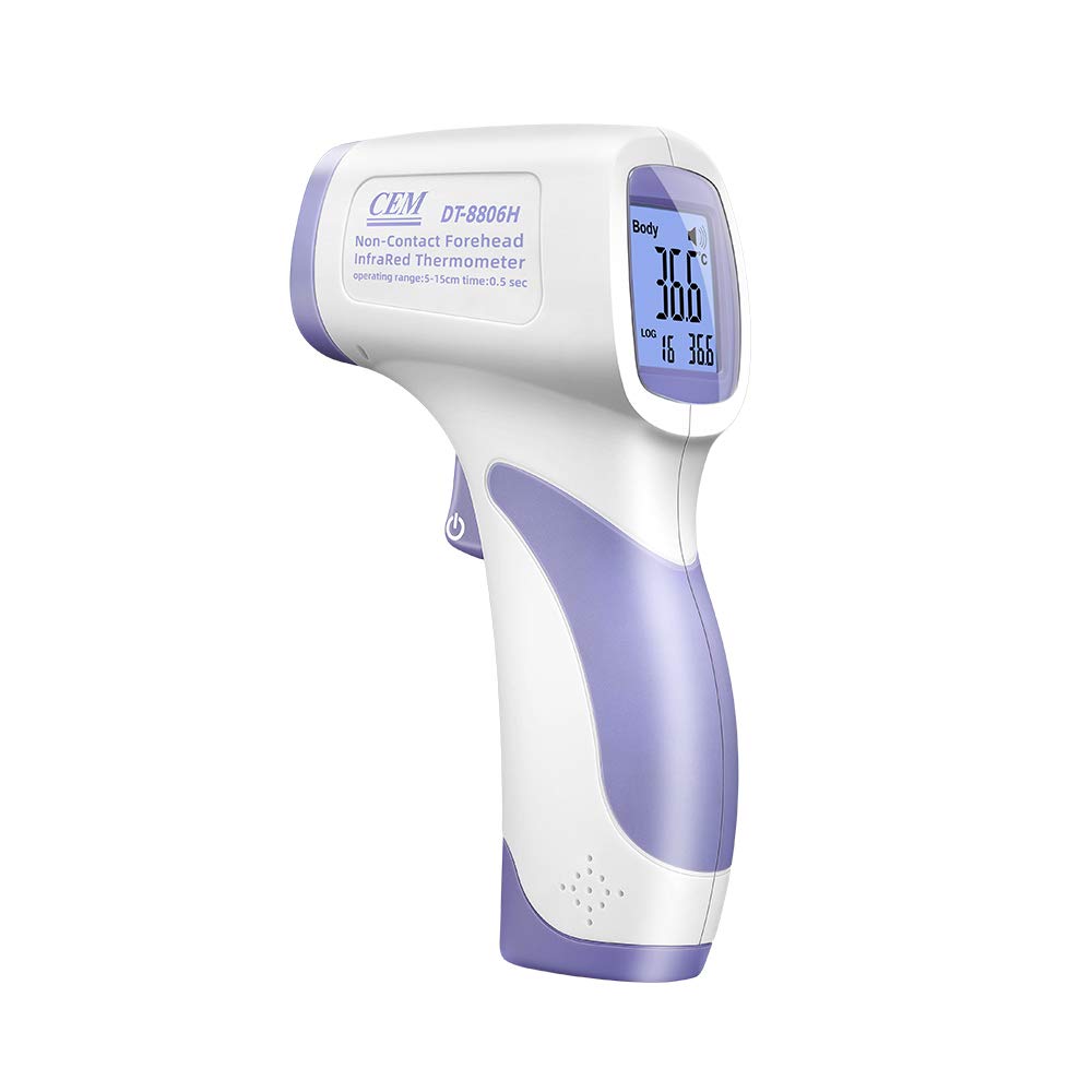 CEM DT-8806H, thermometer for forehead,No-Touch Forehead Thermometer for Adults and Kids,FDA CE ,Large LED Display and Gentle Vibration Alert