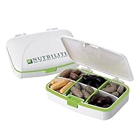 Pill Box Supplement Case Small Plastic Drug Case Nutrilite By Amway (1Count)
