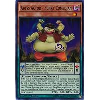 YU-GI-OH! - Abyss Actor - Funky Comedian (DESO-EN017) - Destiny Soldiers - 1st Edition - Super Rare