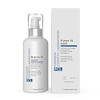 FCL 2% Benzoyl Peroxide Face Wash, B-Prox 10 Face Wash for Acne Exfoliate Blackheads Controls Oil Production, Soap free Non-Drying, Non-comedogenic Cleanser - 3.38 FL Oz
