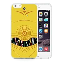 Iphone 6 Plus TPU Case,C3Po Star Wars White Shell Case for Iphone 6S Plus 5.5 Inches