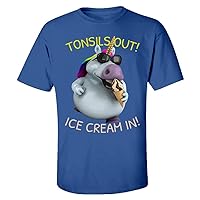Unicorn Tonsils Surgery Funny Shirt Tonsil Out Ice Cream in - Kids T-Shirt