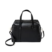 Soft Satchel Handbag - Black -