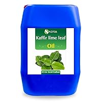 Kaffir Lime Leaf Oil (Citrus Hystrix) - Undiluted Uncut Essential Oil - 25 L (845.35 Fl Oz)