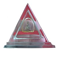 Mama0214 Buddha Engraving with Crystal Pyramid