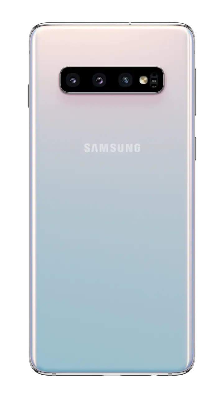 SAMSUNG Galaxy S10 G973F Hybrid Dual SIM 128GB Unlocked GSM LTE Phone with Triple 12MP+12MP+16MP Rear Camera (International Variant/US Compatible LTE) - Prism White