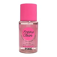 Pink Mini Travel Body Mist 2.5 Fl Oz (Fresh & Clean)