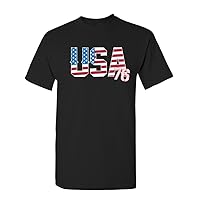 Manateez Men's USA 76 American Flag Tee Shirt
