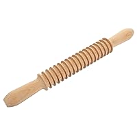 BESTOYARD Pasta Rolling Pin French Rolling Pin Dough Cutter Roller Noodle Rolling Cutter Wooden Dough Roller Multitools Pasta Roller Wooden Rolling Pin Pastry Roller Child Italy Solid Wood