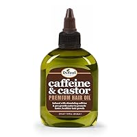 Difeel Caffeine & Castor Premium Hair Oil for Faster Hair Growth 7.1 oz.