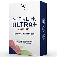 Active H2 Ultra+ Hydrogen Water Tablet, Natural Raspberry. Optimize Health, Support Immunity, and Balance Antioxidants with Benefits of Molecular Hydrogen 60 Servings