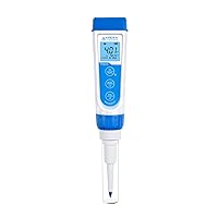 Apera Instruments Premium-Series PH60S Food pH Pocket Tester Kit, Swiss Spear pH Electrode, ±0.01 pH Accuracy, -2.00-16.00 pH Range (AI313)