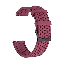 Silicone Watchband Strap for Xiaomi GTR 42mm/GTS 3/GTS2 Mini/GTS 2e Bracelet Band 20mm Sport Wristband Correa Belt (Color : Fuchsia, Size : for Amazfit GTS 2)